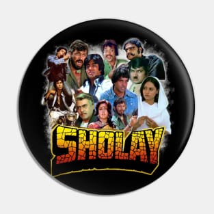 Sholay - Iconic Bollywood movie Pin