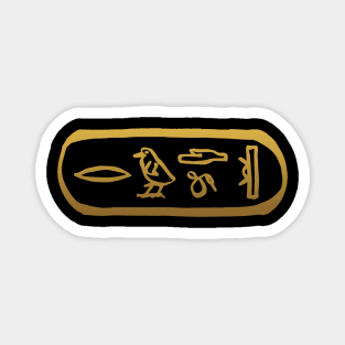 Flourishing in Ancient Egyptian Hieroglyphics. Magnet