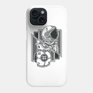 The Explorer Of The Unknown (Gray) Phone Case