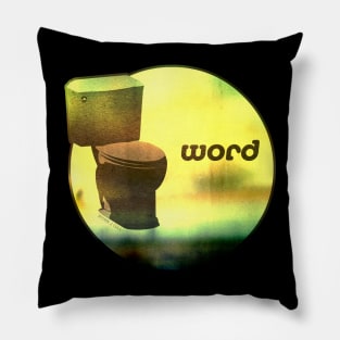 Toilet - WORD Pillow