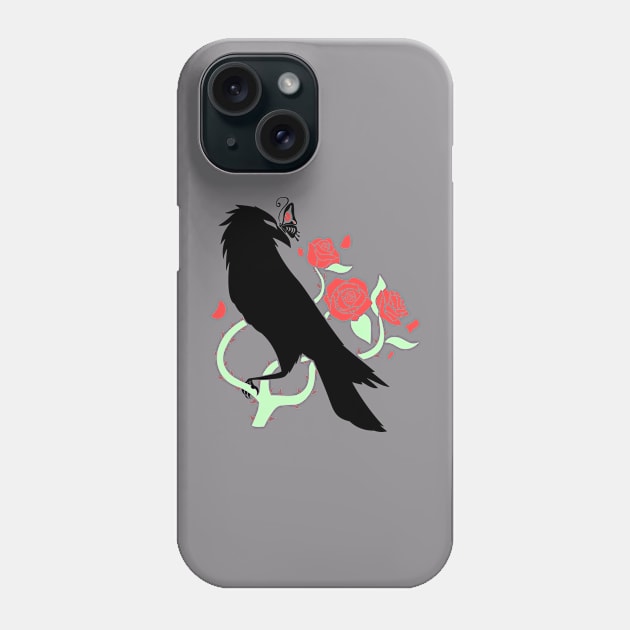 Encore Nevermore Black Logo Phone Case by Encore Nevermore