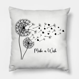 Make a wish with dandelions Pillow