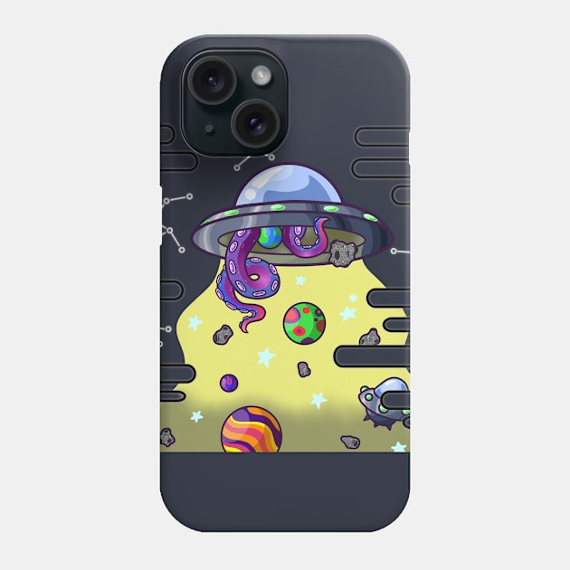 Colossal Abduction Phone Case by WhimsicalPaint