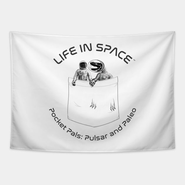 Life in Space Pocket Pals: Pulsar and Paleo Tapestry by photon_illustration