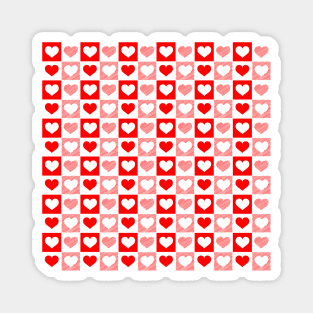 Sweet Heart Pattern Design Magnet