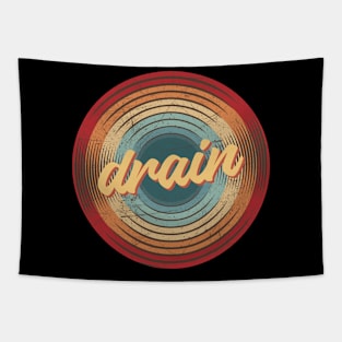 drain vintage circle Tapestry