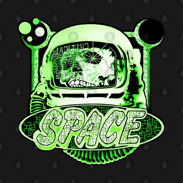 Skull Spaceman by SvanO Design