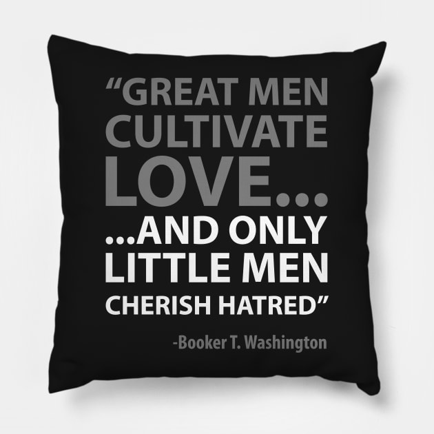 Booker T. Washington | Quote Pillow by UrbanLifeApparel