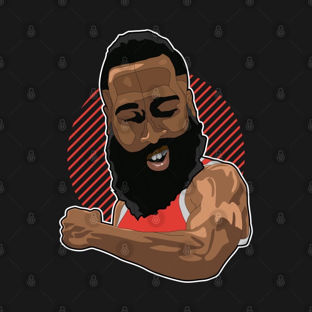 James Harden by teeleoshirts