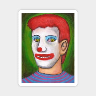 Clown Selfportrait Magnet