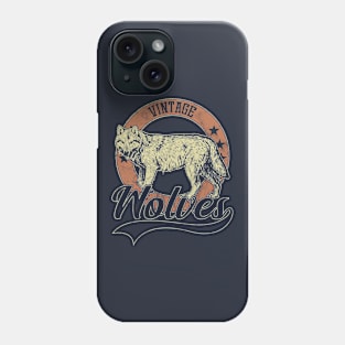 Vintage Wolves Phone Case