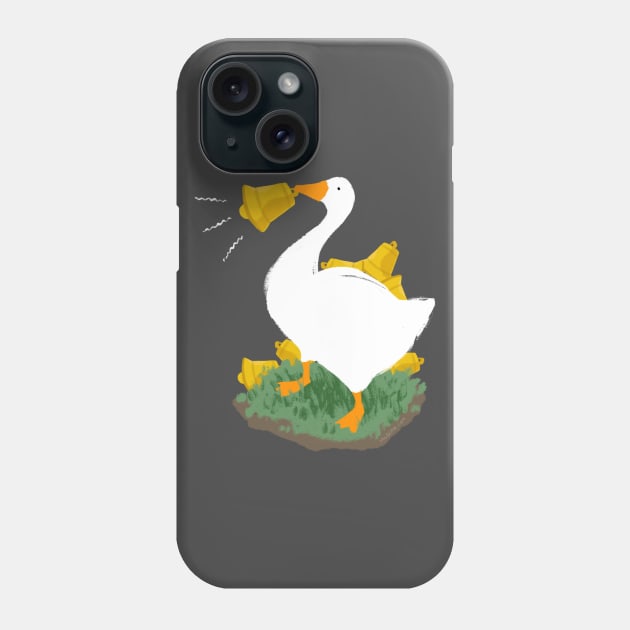 ask not for whom the goose honks Phone Case by mcbenik