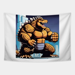 Himbo Godzilla, King of Beef Tapestry