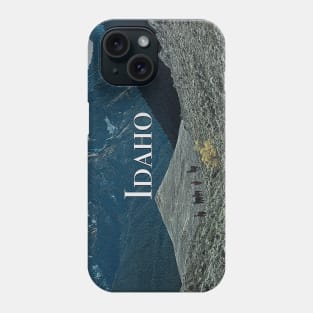 Idaho Poster Art Phone Case