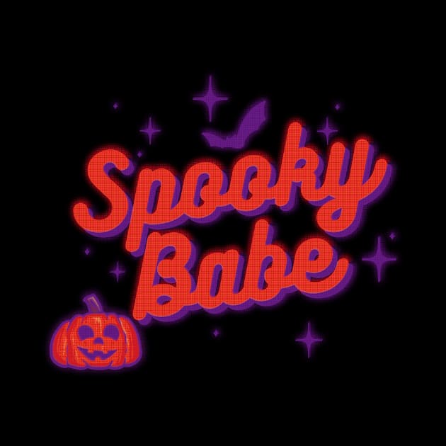 Spooky Babe Womens Halloween by Milochka