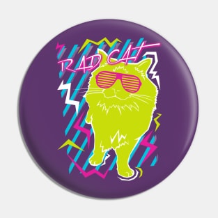 Rad Cat Pin