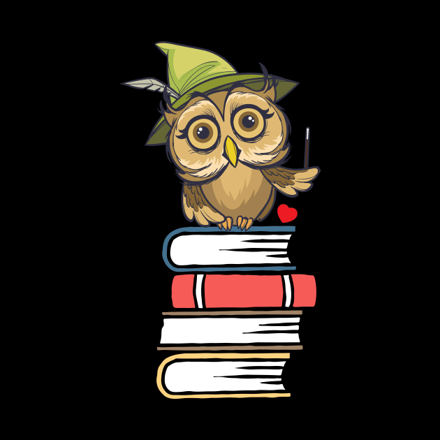 Owl Book Nerd by Skylane