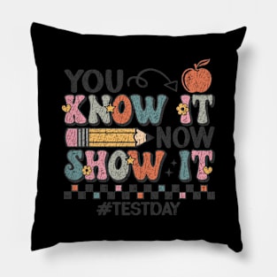 Motivation Test Day Testing For Teachers Pillow