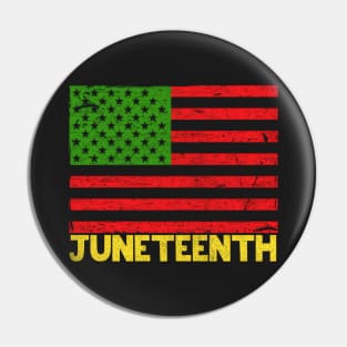 Juneteenth //// Vintage Style Faded Design Pin