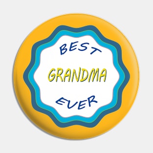 Best Grandma Ever Pin