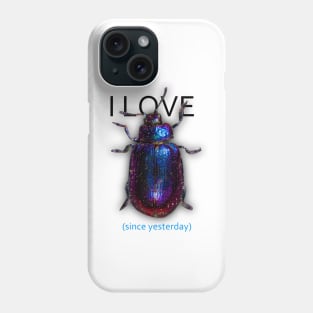 I LOVE *beetle* since yesterday Phone Case