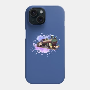 steam locomotive Phone Case