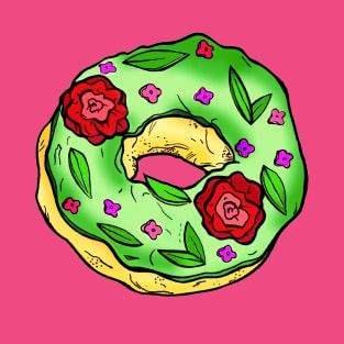 Rose Garden Donut T-Shirt