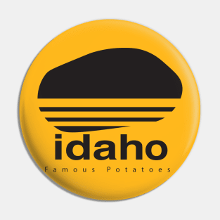 Idaho - Famous Potatoes Black Pin