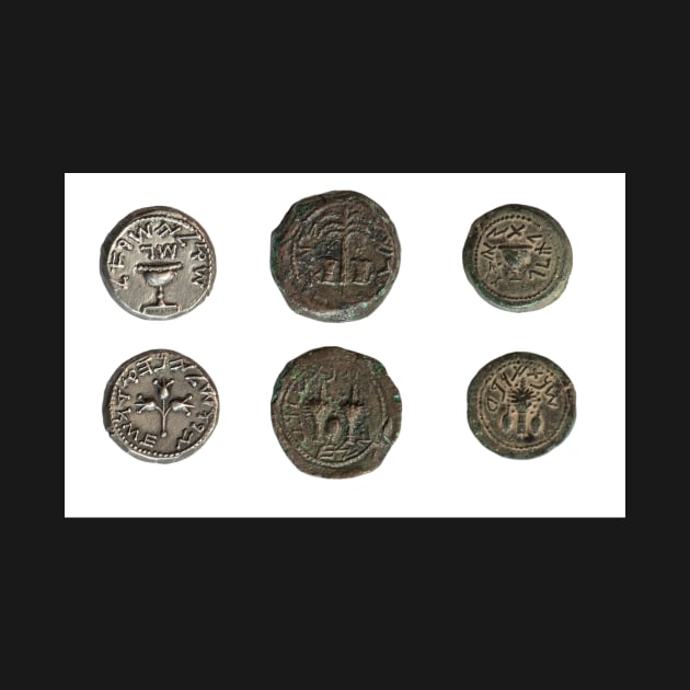 First Jewish Revolt coins (C022/3062) by SciencePhoto