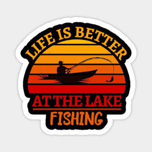 Life Is Better At The Lake Magnet