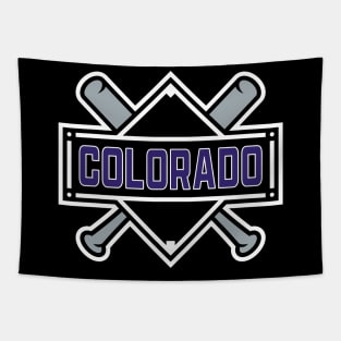 Colorado Rockies Baseball Tapestry