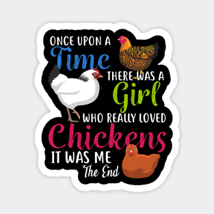 Once Upon A Time Chickens Magnet