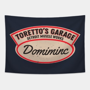 Toretto's Garage Tapestry