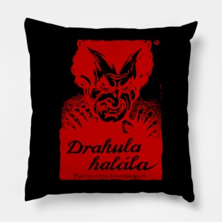 Drakula Halala (1921) Film Poster Pillow