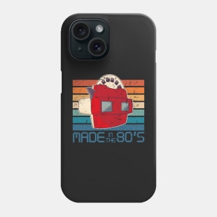 Made in the 80s viewfinder classic sunset Phone Case