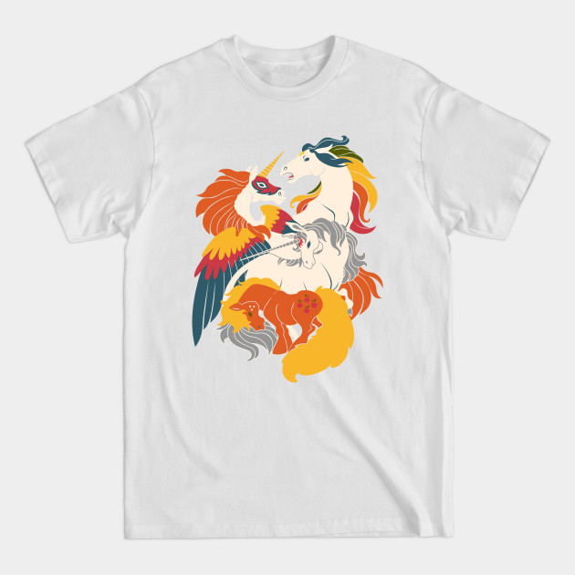 Four Horses of the Nostalgialypse - Unicorn - T-Shirt