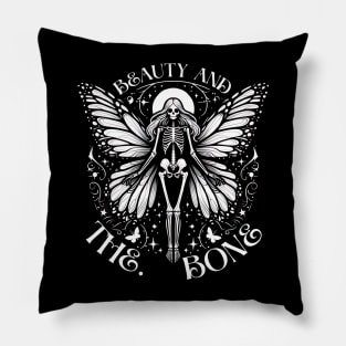 Fairycore Skeleton Fairy Pillow