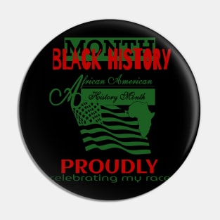 black history month African American Pin