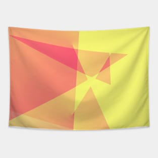 red yellow texture design Tapestry