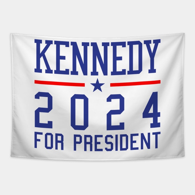 Kennedy 2024 For President, Rfk jr 24 Tapestry by VIQRYMOODUTO