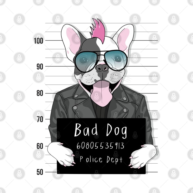 bad dog arrested by Mako Design 