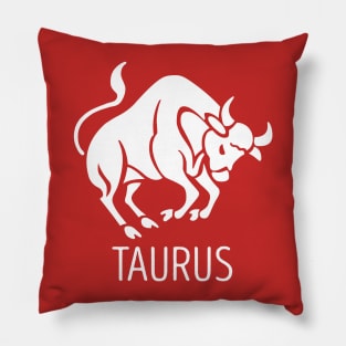 Astrological Zodiac Tee Shirts - Taurus the Bull Pillow