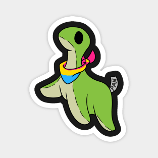 Pansexual pride Nessie Magnet