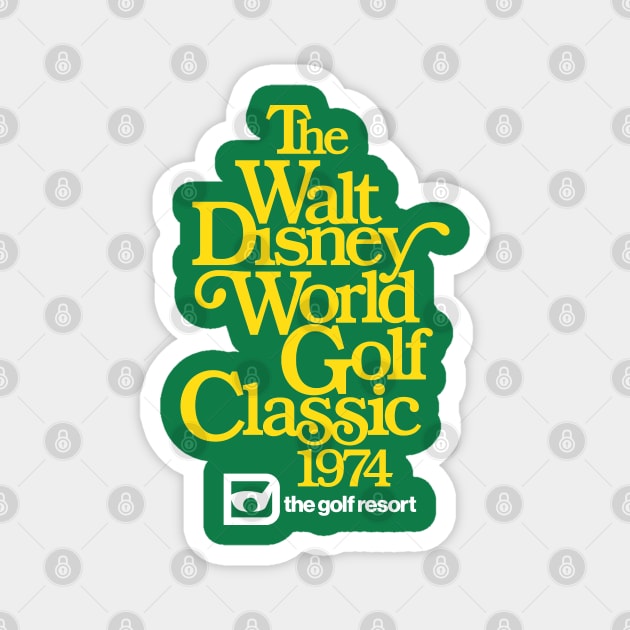 The Walt Disney World Golf Classic 1974 Magnet by BurningSettlersCabin