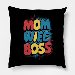 Mom wife boss Pillow