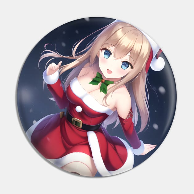 Santa Girl Pin by Tazlo