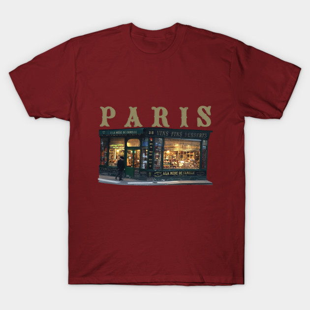 Paris Corner Shop Candy Store T Shirt Teepublic