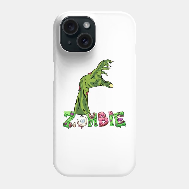 Zombie Hand Phone Case by MZeeDesigns