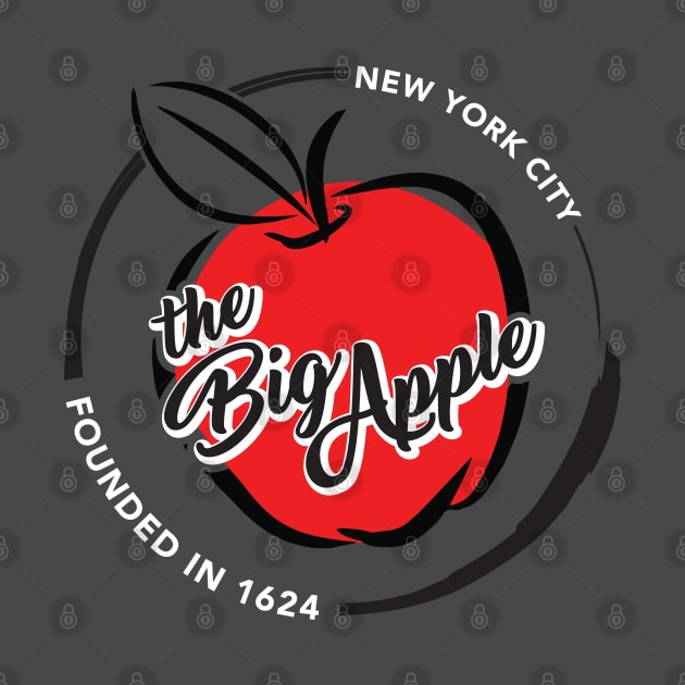 I Love New York Big Apple NY by CR8ART