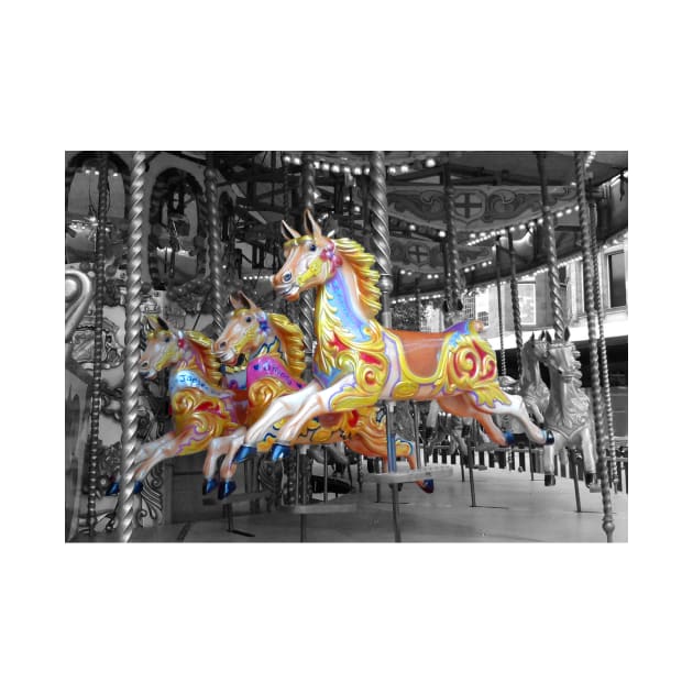 Carousel Horses by Furtographic